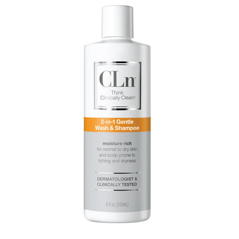 CLn® 2-in-1 Gentle Wash and Shampoo | Eczema Acne & Dermatologically Approved