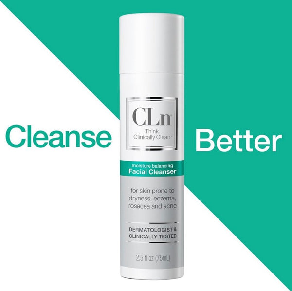 CLn® Facial Cleanser | Eczema Acne & Dermatologically Approved Facial Cleanser